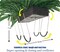 Artificial Cemetery Flower Saddle for Grave Decoration, Silk Headstone Flower Saddle for Tombstone - Rose Hibiscus Tulip,Easy Fit and Colorfast